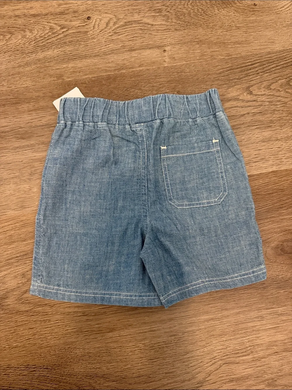 NWT Ralph Lauren Size 18 Months | Indigo Cotton Chambray Short